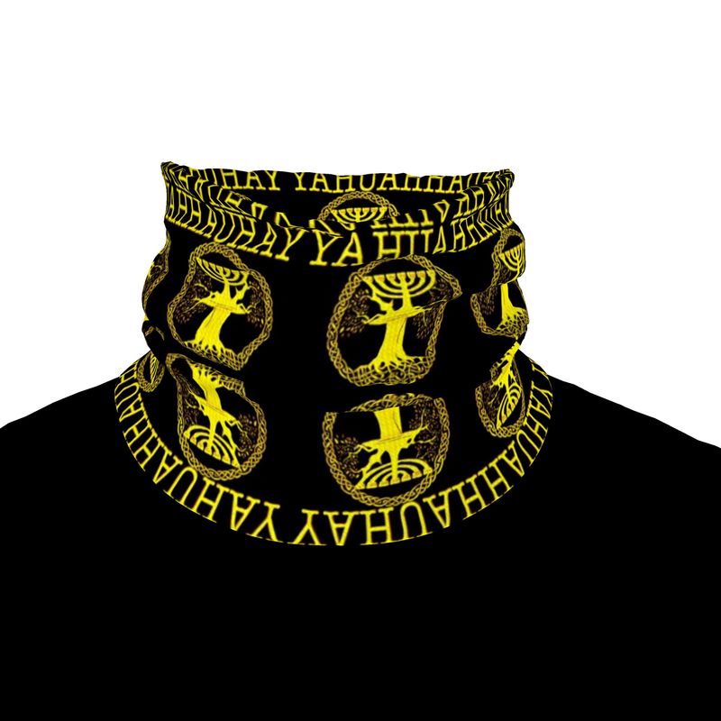 Yahuah-Tree of Life 02-01 Elect Men's Designer Slim Fit Turtleneck Sweatshirt