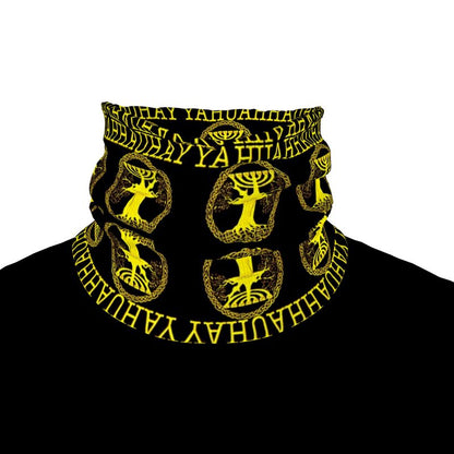 Yahuah-Tree of Life 02-01 Elect Men's Designer Slim Fit Turtleneck Sweatshirt