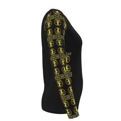 Yahuah-Tree of Life 02-01 Elect Ladies Designer Long Sleeve Jersey T-shirt