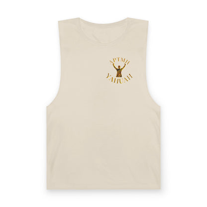 All Praise The Most High Yahuah 01-01 Designer AS Colour Unisex Barnard Tank (10 colors)