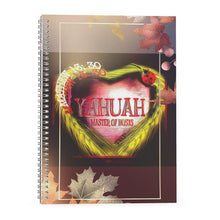 Cargar imagen en el visor de la galería, I Love Yahuah-Master of Hosts 01 Designer Spiral Notebook
