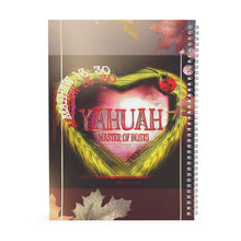 Load image into Gallery viewer, I Love Yahuah-Master of Hosts 01 Designer Spiral Notebook
