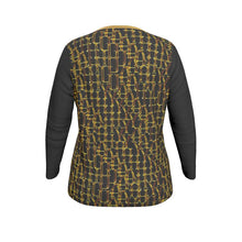 Load image into Gallery viewer, Camo Yahuah 02-01 Ladies Designer Long Sleeve Jersey T-shirt
