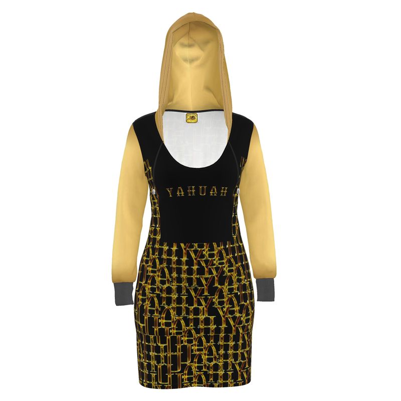 Camo Yahuah 02-01 Designer Hoodie Dress