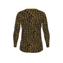 Carica l&#39;immagine nel visualizzatore di Gallery, Camo Yahuah 02-01 Ladies Designer V-neck Long Sleeve Jersey T-shirt
