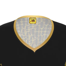 Cargar imagen en el visor de la galería, Camo Yahuah 02-01 Ladies Designer V-neck Long Sleeve Jersey T-shirt
