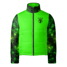 Load image into Gallery viewer, Yahuah-Green Master 01 Men&#39;s Designer Stand Collar Puffer Jacket
