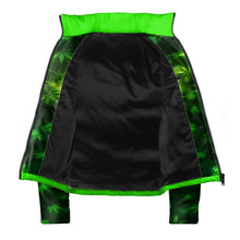 Cargar imagen en el visor de la galería, Yahuah-Green Master 01 Men&#39;s Designer Stand Collar Puffer Jacket

