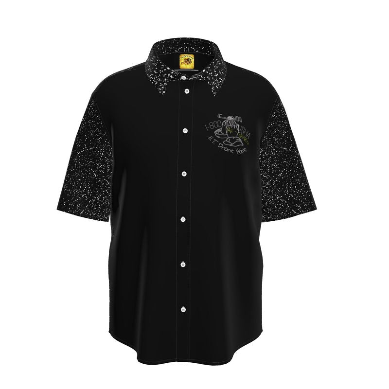 Call Heaven Men's Designer Spread Collar Short Sleeve Dress Shirt