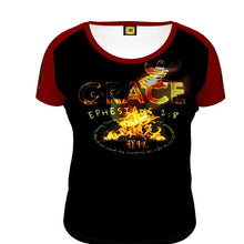 Carica l&#39;immagine nel visualizzatore di Gallery, Grace 101-01 Ladies Designer Scoop Neck T-shirt
