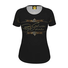 Cargar imagen en el visor de la galería, Hebrew Woman 01-01 Ladies Designer Slim Fit Jersey T-shirt
