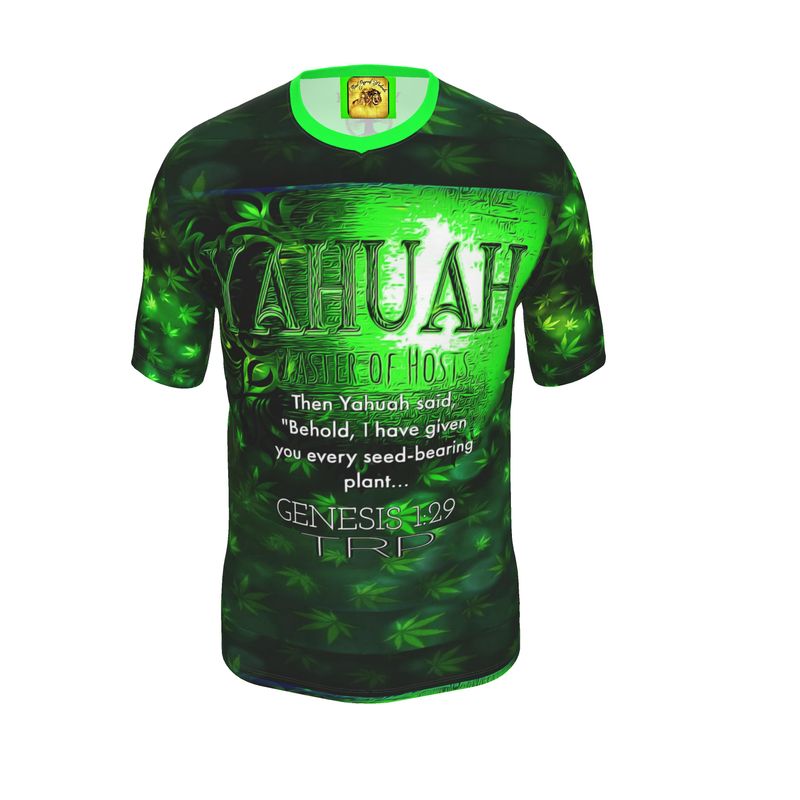 Yahuah-Green Master 01 Men's Designer Jersey T-shirt