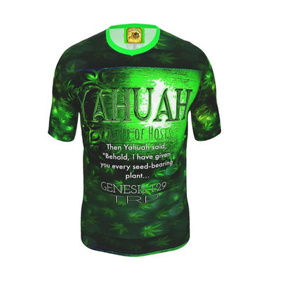 Yahuah-Green Master 01 Men's Designer Jersey T-shirt