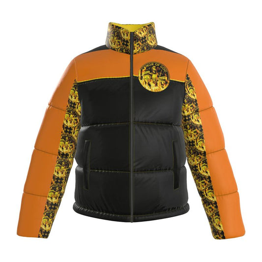 ARMOR OF GOD 01 Men's Designer Stand Collar Puffer Jacket