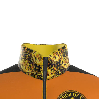 ARMOR OF GOD 01 Men's Designer Stand Collar Puffer Jacket