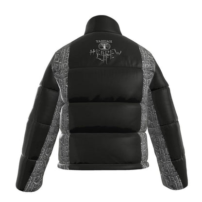 Hebrew Life 01-01 Men's Designer Stand Collar Puffer Jacket