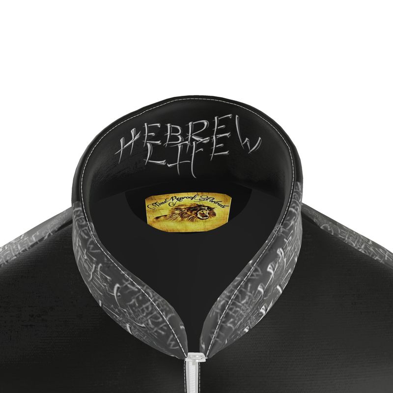 Hebrew Life 01-01 Men's Designer Stand Collar Puffer Jacket