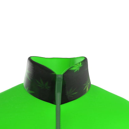 Yahuah-Green Master 01 Men's Designer Stand Collar Puffer Jacket