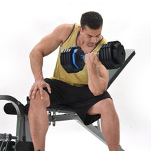 Load image into Gallery viewer, Adjustable 55lb Single Dumbbell with Anti-Slip Handle
