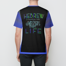 Cargar imagen en el visor de la galería, Camiseta de diseñador para hombre Hebrew Life 02-05 
