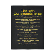 Load image into Gallery viewer, Ten Commandments 01 Vertical Wall Tapestry 5ft (W) x 6.8ft (H)
