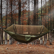 Cargar imagen en el visor de la galería, Automatic Quick Opening Mosquito Net Anti Roll Nylon Hammock
