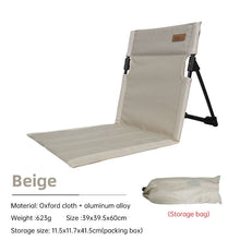 Carica l&#39;immagine nel visualizzatore di Gallery, Portable Folding Outdoor Backrest Stadium Cushion Chair
