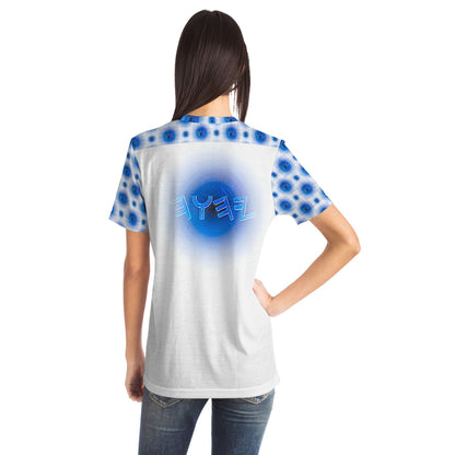 Creator Yahuah 01: Moon, Air & Water Designer Unisex Pocket T-shirt