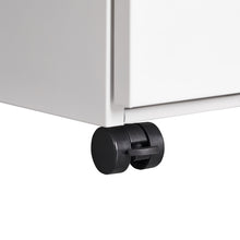Cargar imagen en el visor de la galería, 3 Drawer Mobile Home/Office Metal File Cabinet with Lock for Legal/Letter Size Documents (White)
