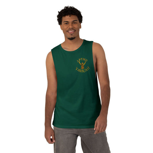 All Praise The Most High Yahuah 01-01 Designer AS Colour Unisex Barnard Tank (10 colors)