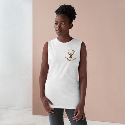 All Praise The Most High Yahuah 01-01 Designer AS Colour Unisex Barnard Tank (10 colors)