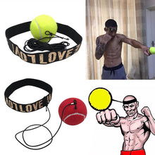 Cargar imagen en el visor de la galería, Boxing Reflex Speed Reaction Training Ball with Headband (4 colors)
