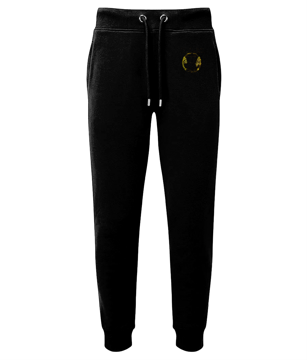 Yahuah Yahusha 04 Designer - Pantalones deportivos unisex con himno (negro/azul marino) 