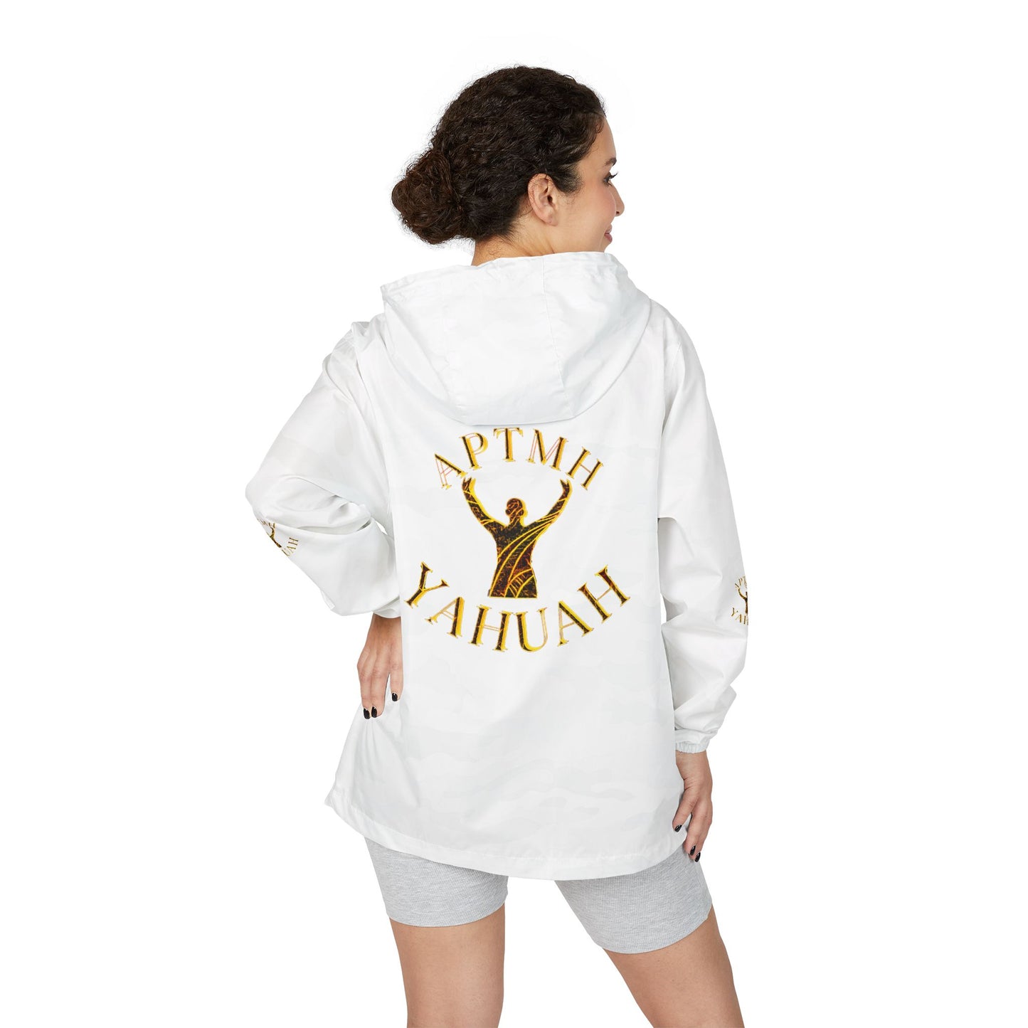 All Praise The Most High Yahuah 01-01 Designer Independent Trading Co. Unisex Windbreaker (4 colors)