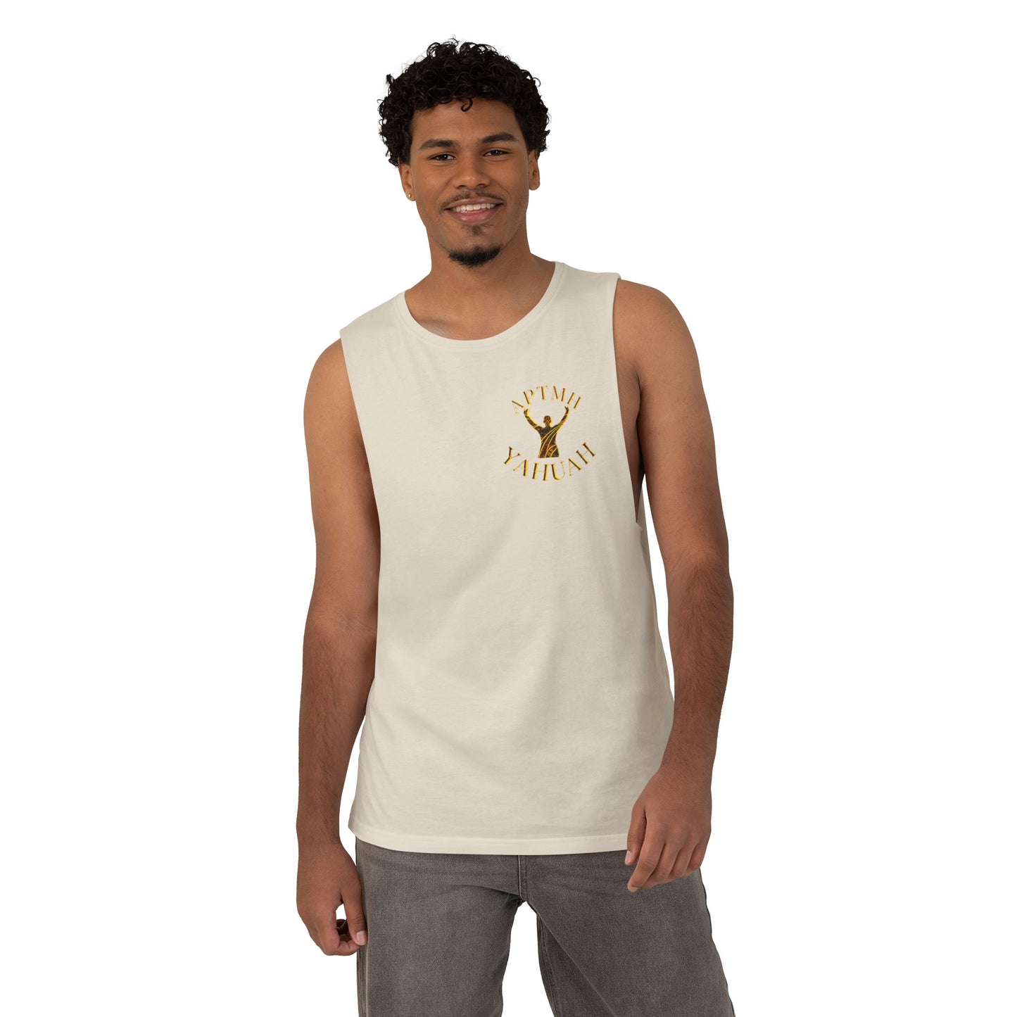 All Praise The Most High Yahuah 01-01 Designer AS Colour Unisex Barnard Tank (10 colors)