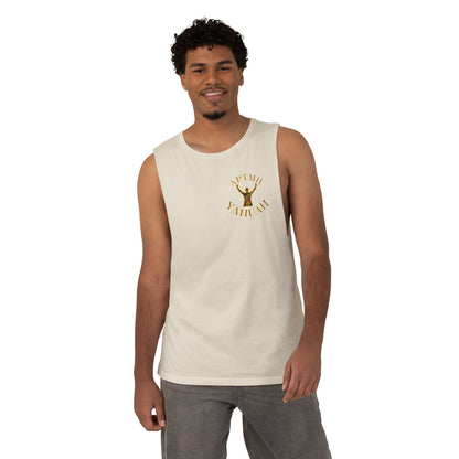 All Praise The Most High Yahuah 01-01 Designer AS Colour Unisex Barnard Tank (10 colors)