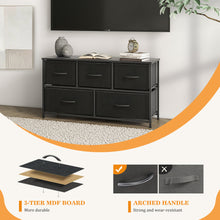 Carica l&#39;immagine nel visualizzatore di Gallery, Sweetcrispy 5 Drawer Dresser, Brown
