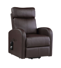 Carica l&#39;immagine nel visualizzatore di Gallery, ACME Ricardo Recliner with Power Lift, Brown PU
