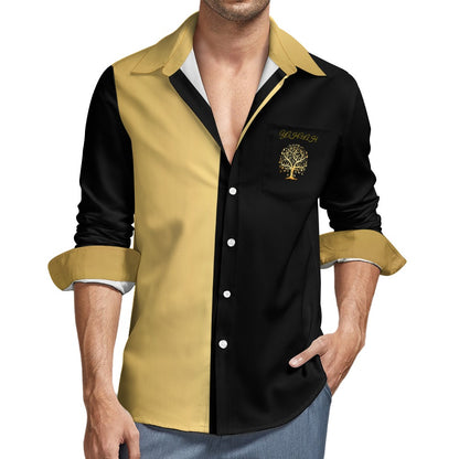 Yahuah-Tree of Life 01 Elect Designer Point Collar Shirt
