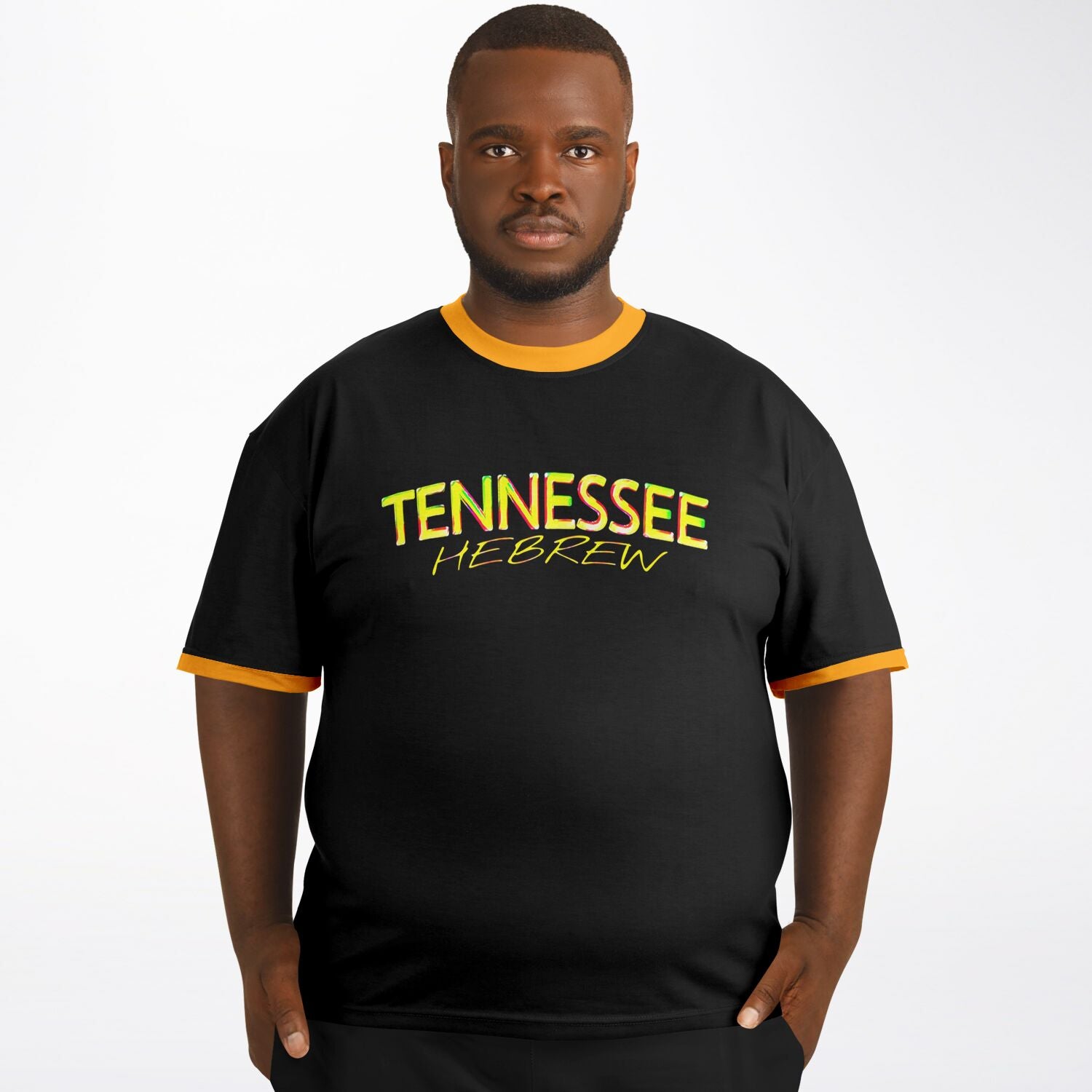 Tennessee Hebrew 01 Men's Designer Plus Size T-shirt