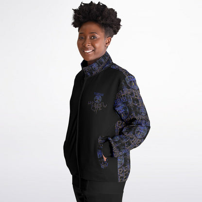 Hebrew Life 01-02 Designer Unisex Track Jacket