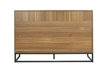 Charger l&#39;image dans la galerie, Modern 7 Drawer Wood Dresser, Walnut Color
