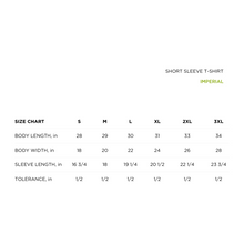 Carica l&#39;immagine nel visualizzatore di Gallery, size_chart_imperial
