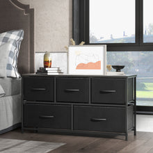 Cargar imagen en el visor de la galería, Sweetcrispy 5 Drawer Dresser, Brown
