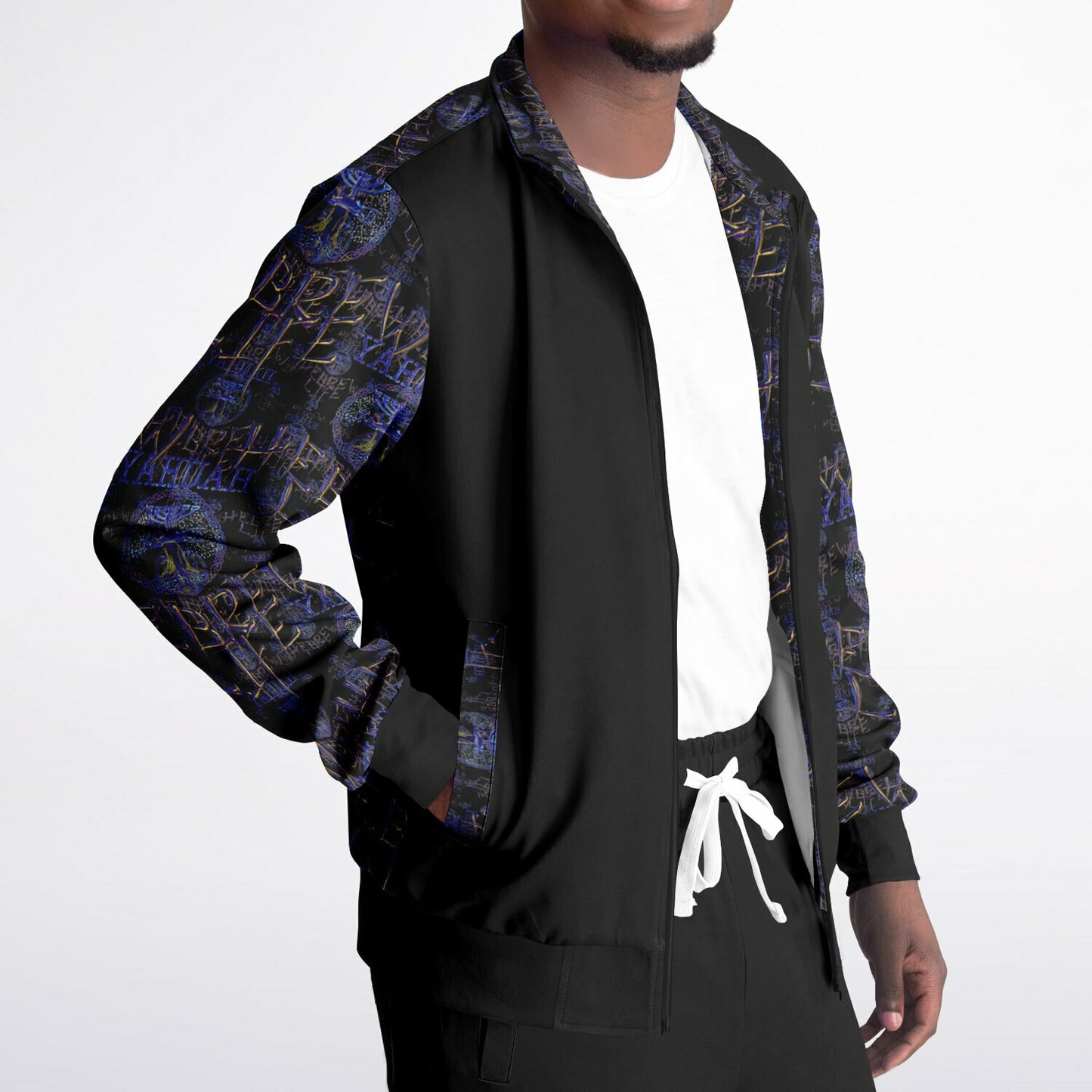 Hebrew Life 01-02 Designer Unisex Track Jacket