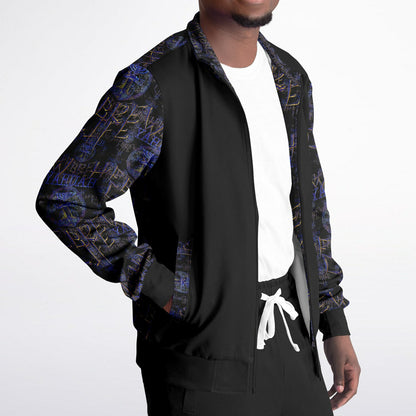 Hebrew Life 01-02 Designer Unisex Track Jacket