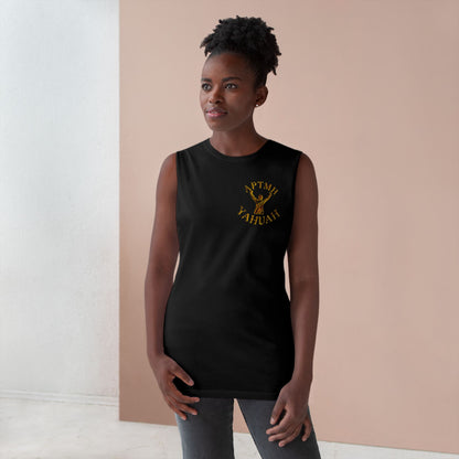 All Praise The Most High Yahuah 01-01 Designer AS Colour Unisex Barnard Tank (10 colors)