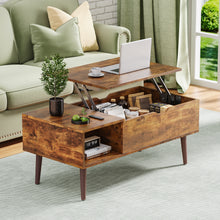 Load image into Gallery viewer, Sweetcrispy Lift Top Wood Coffee Storage Table with Hidden Compartment
