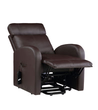 Cargar imagen en el visor de la galería, ACME Ricardo Recliner with Power Lift, Brown PU
