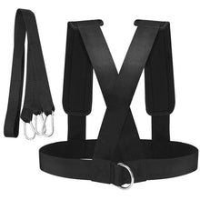 Load image into Gallery viewer, Weight Bearing Shoulder Strap Running Exercise Workout Resistance Bands for Speed Training
